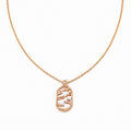 Fuyao Pendant Necklace — Chain Necklace — Mother-of-Pearl — D0759-1