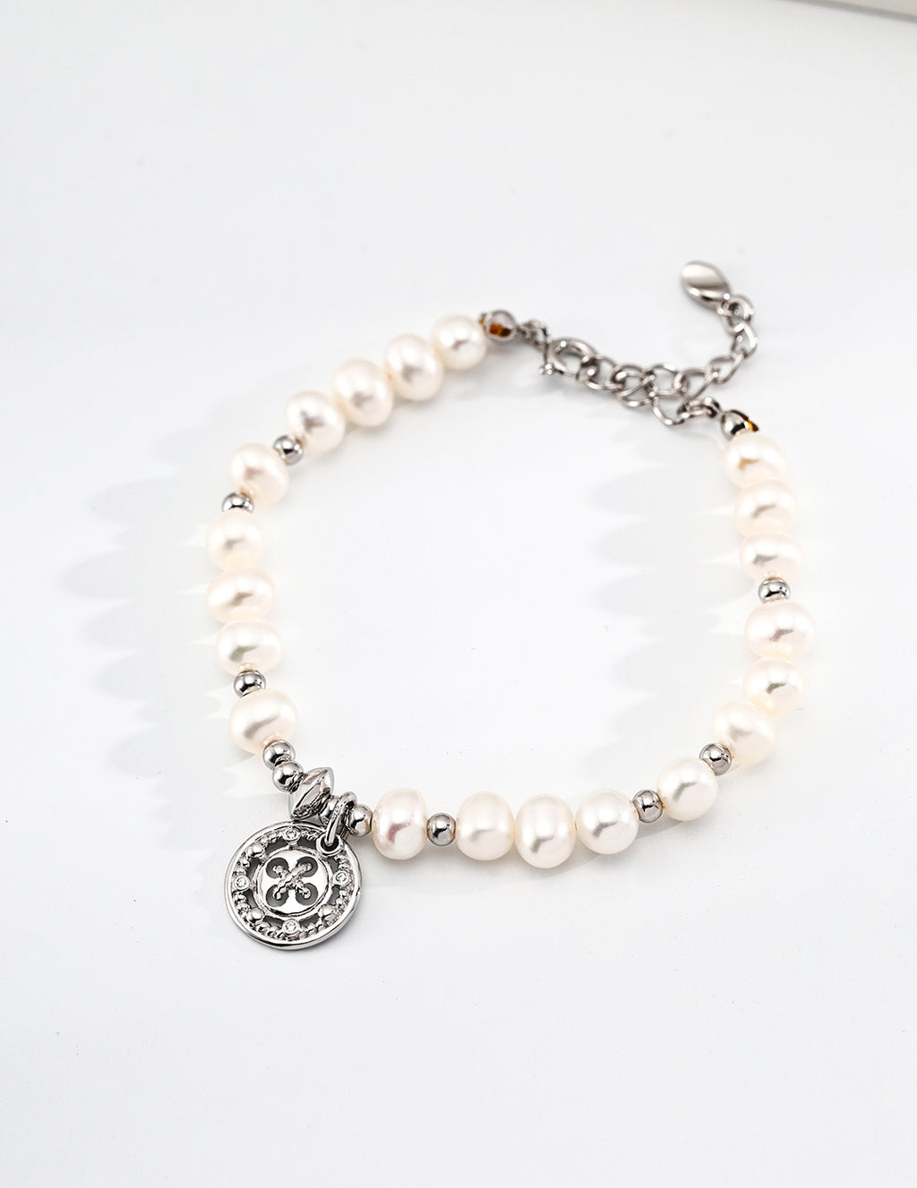 Button Pearl Bracelet - image 2