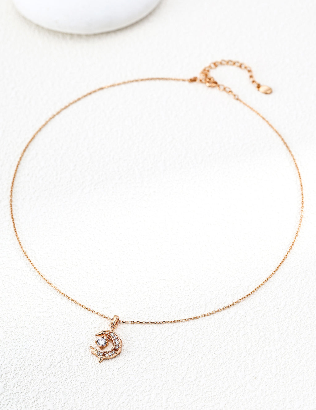【Moonbeam】Wishing Star Series Zirconia Necklace
