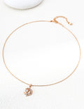 【Moonbeam】Wishing Star Series Zirconia Necklace