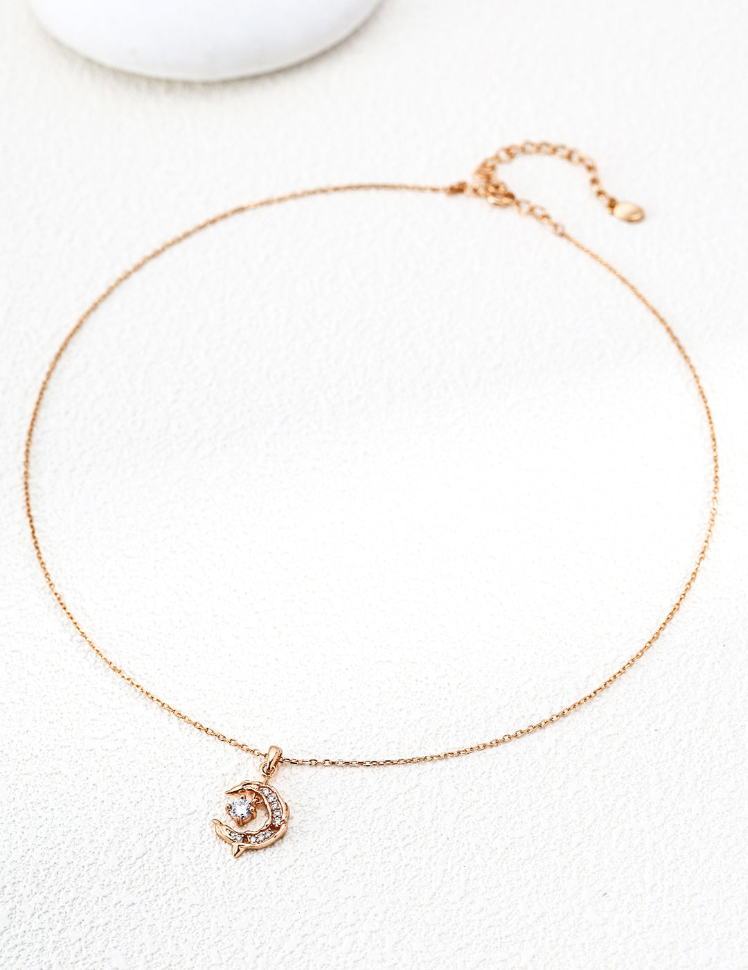 【Moonbeam】Wishing Star Series Zirconia Necklace