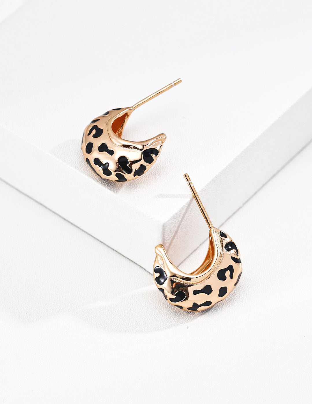 Enamel Drop Earrings - image 2