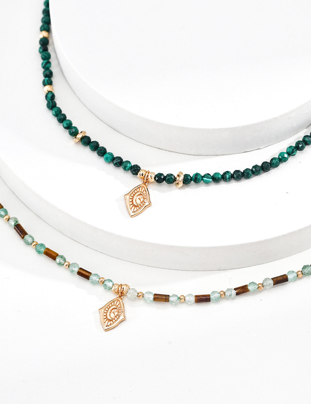 Moonlit Joy Series Tiger's Eye Necklace - image 4