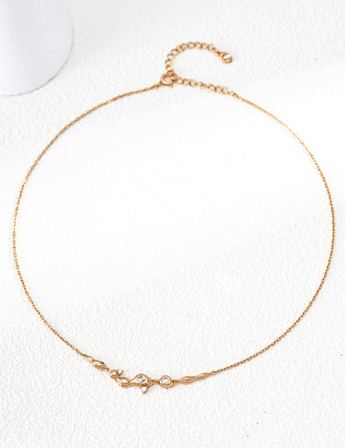 Dreamy Milky Way Series Zirconia Necklace