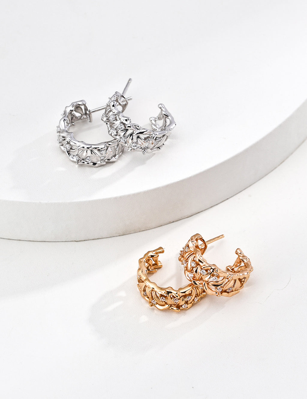 【Willow Fortune】Zirconia Earrings - image 4