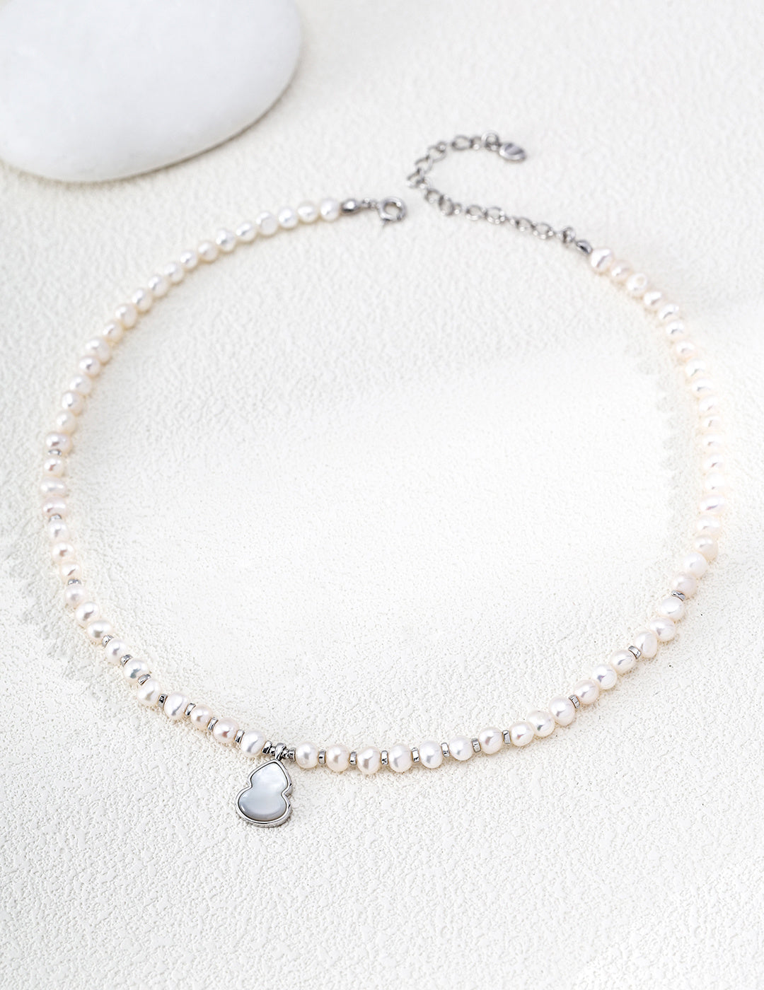 【Full Fortune Gourd】Natural Pearl & Mother-of-Pearl Necklace - image 3