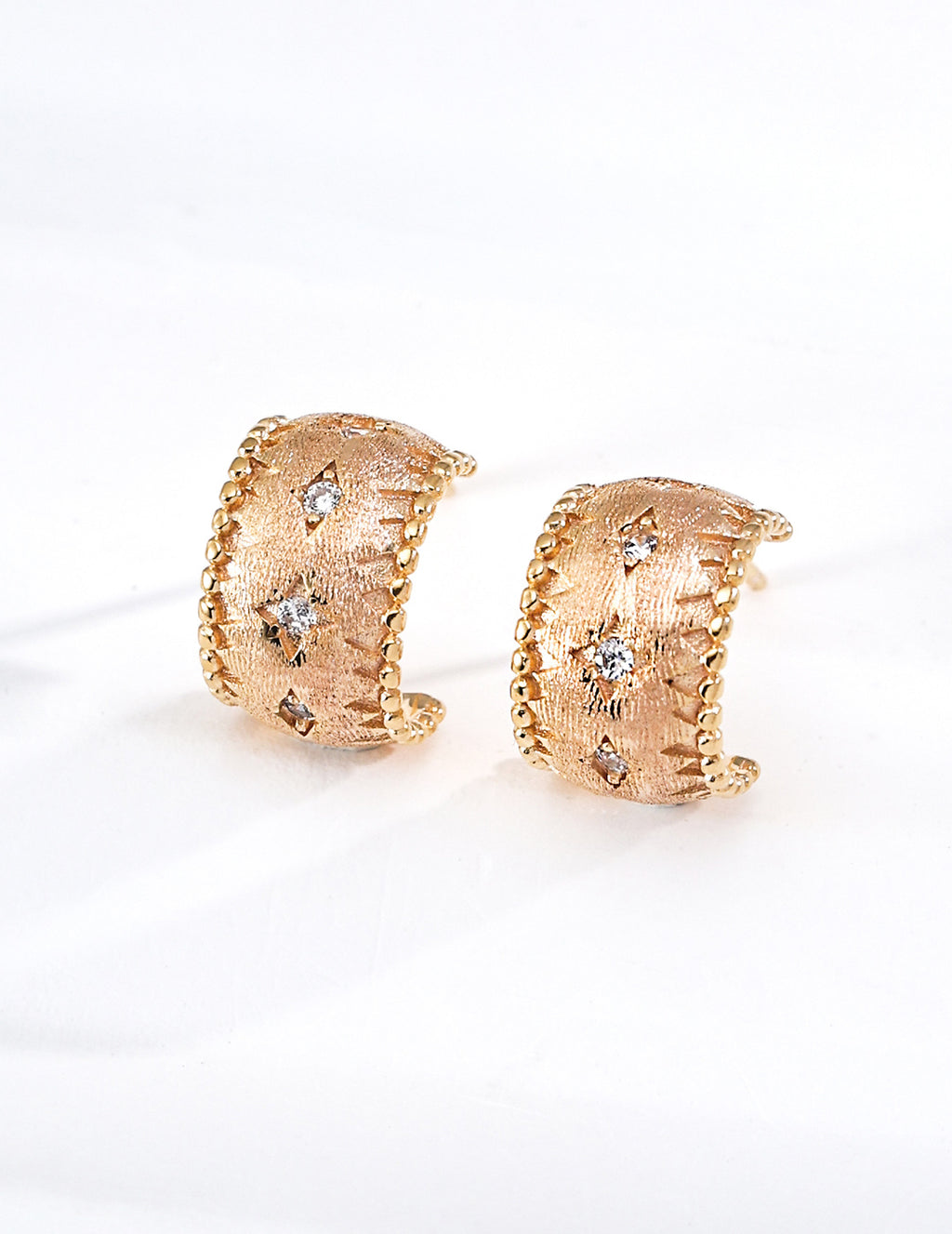 Zirconia Stud Earrings
