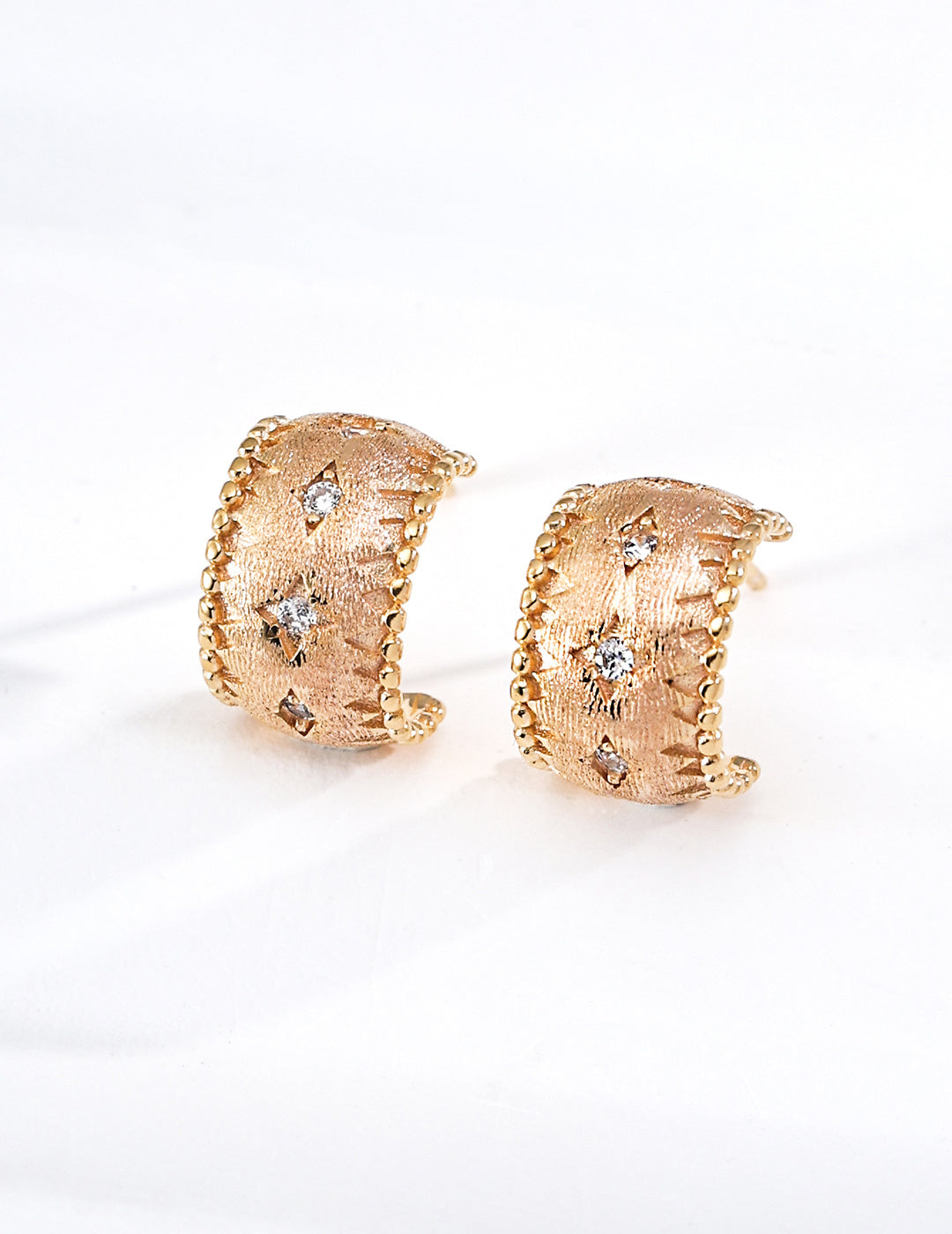 Zirconia Stud Earrings