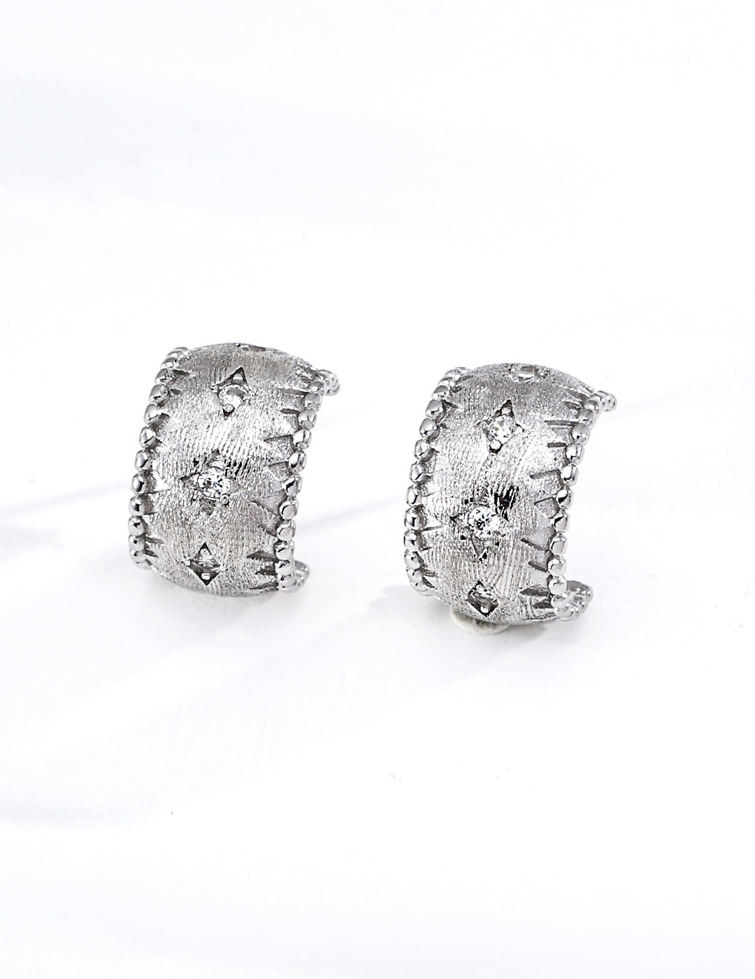 Zirconia Stud Earrings - image 2
