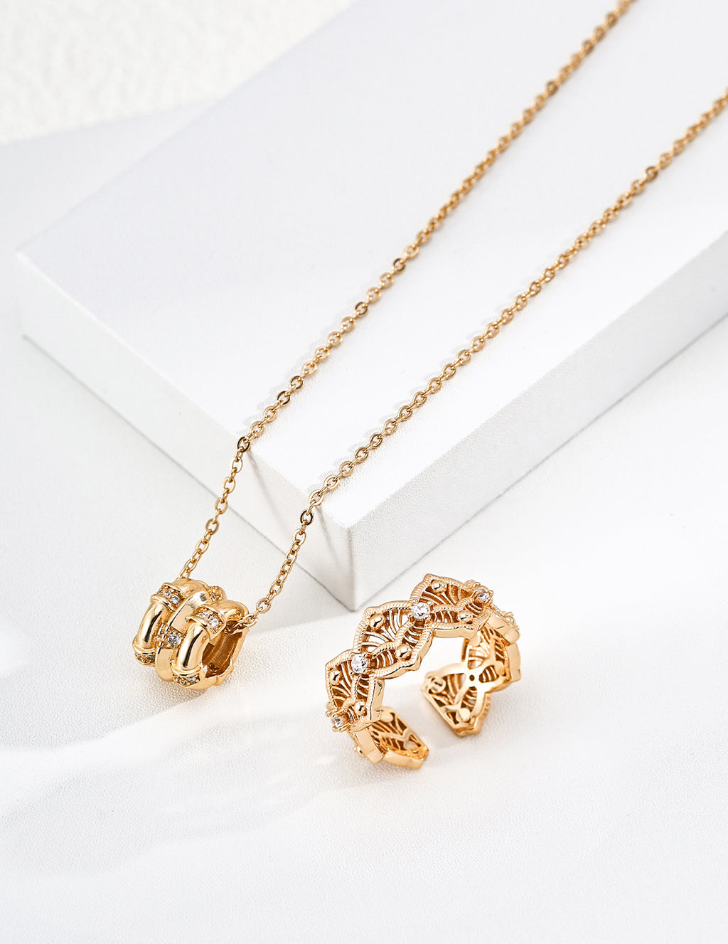 Star Wheel Fortune Series Zirconia Necklace - image 4