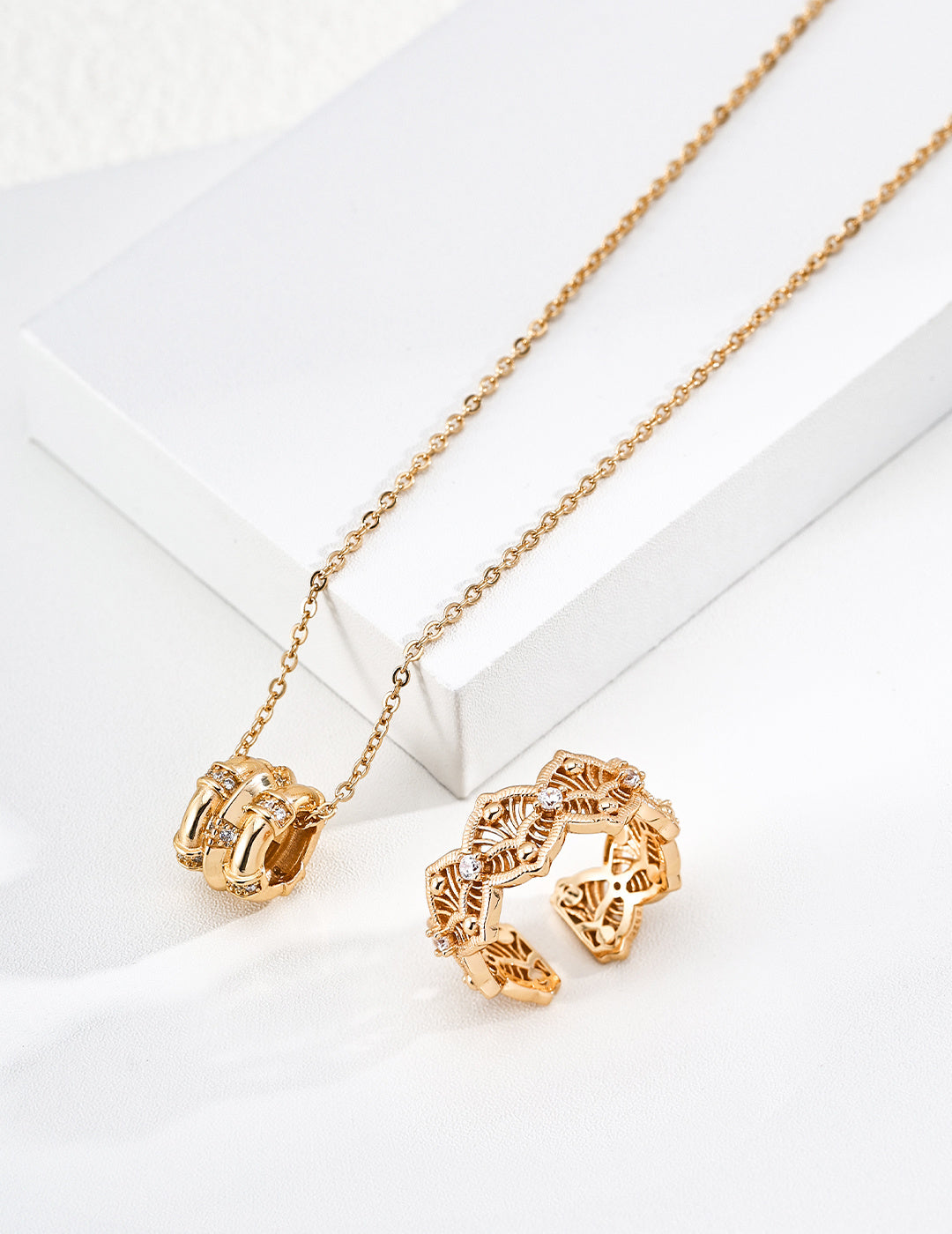 Star Wheel Fortune Series Zirconia Necklace - image 4