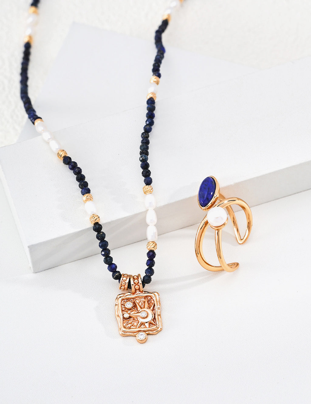 【Star Wish】Pearl & Zirconia Necklace - image 4