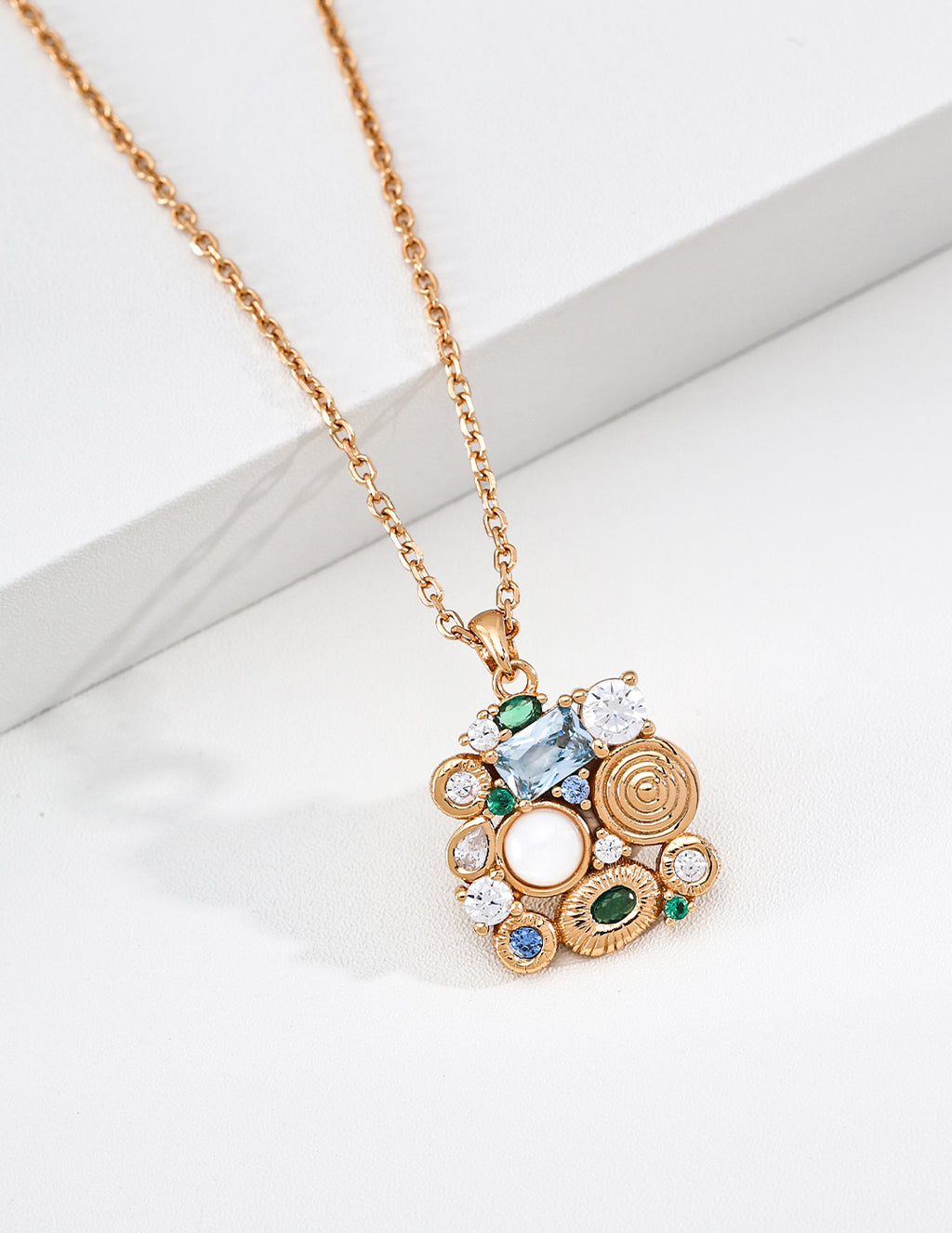 【Forest Heartbeat】Zirconia Necklace