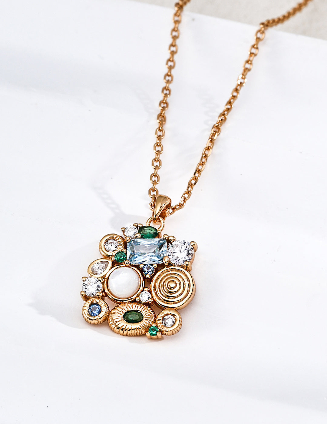 【Forest Heartbeat】Zirconia Necklace - image 2