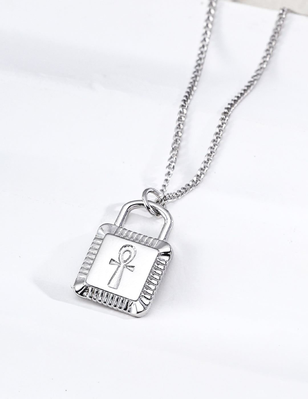【Eternal Fortune Lock】Sterling Silver Necklace - image 2