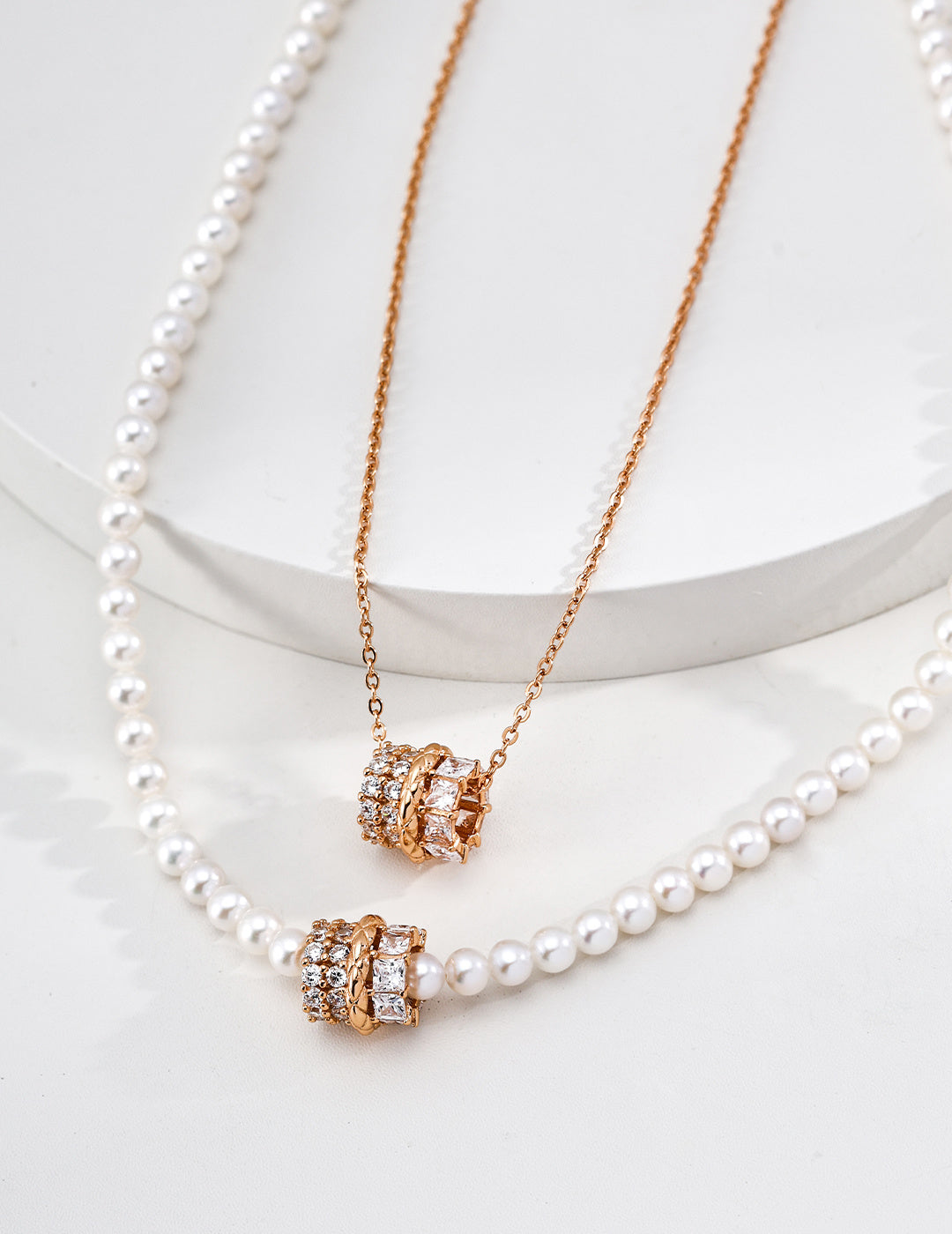 Starlight Fortune Bead Series Zirconia Necklace - image 3