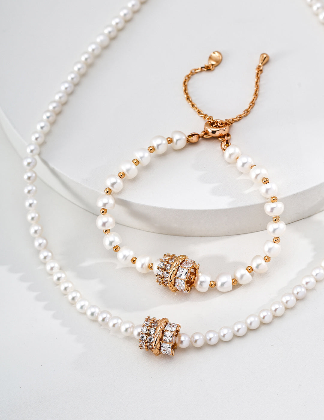 Starlight Fortune Bead Series Zirconia Necklace - image 4