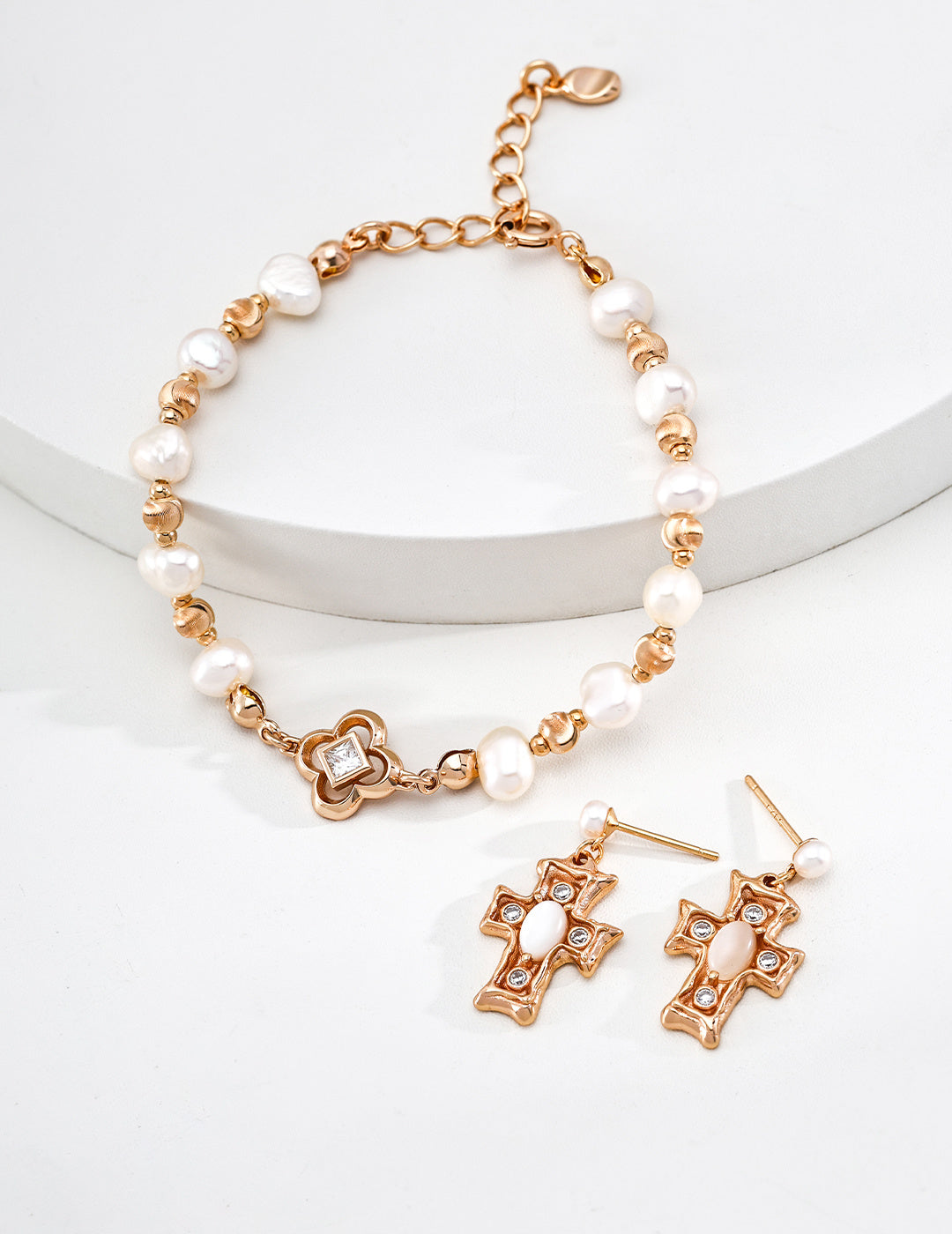 S925 Silver Natural Pearl Bracelet - image 3