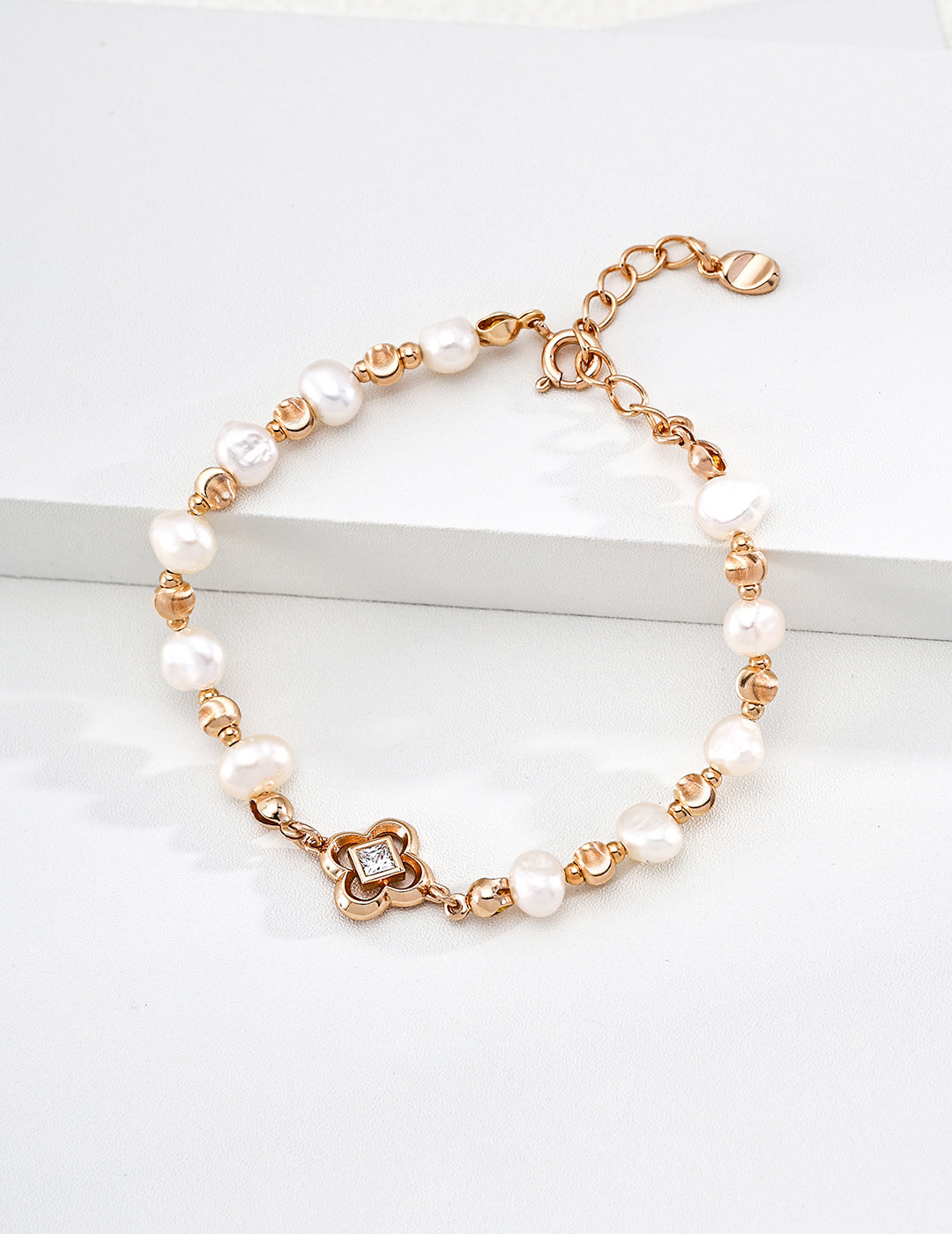 S925 Silver Natural Pearl Bracelet - image 2