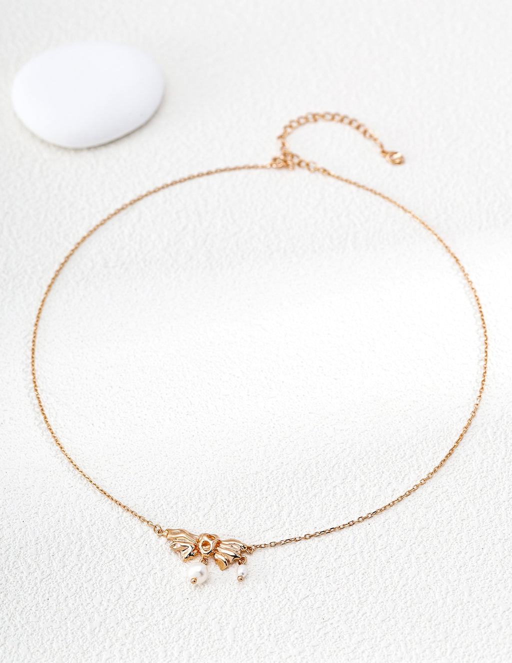 S925 Silver Vintage Natural Pearl Necklace - image 2