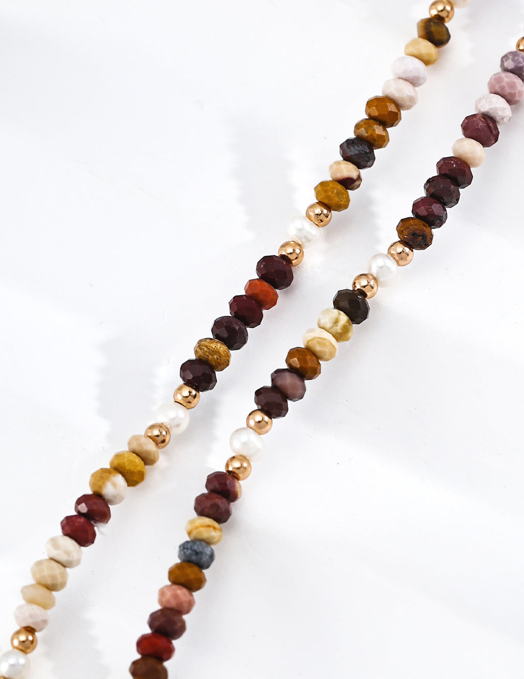Yellow Stone & Pearl Necklace image 4