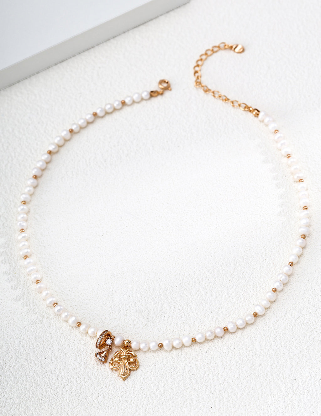 Modern Pearl Pendant Necklace image 1