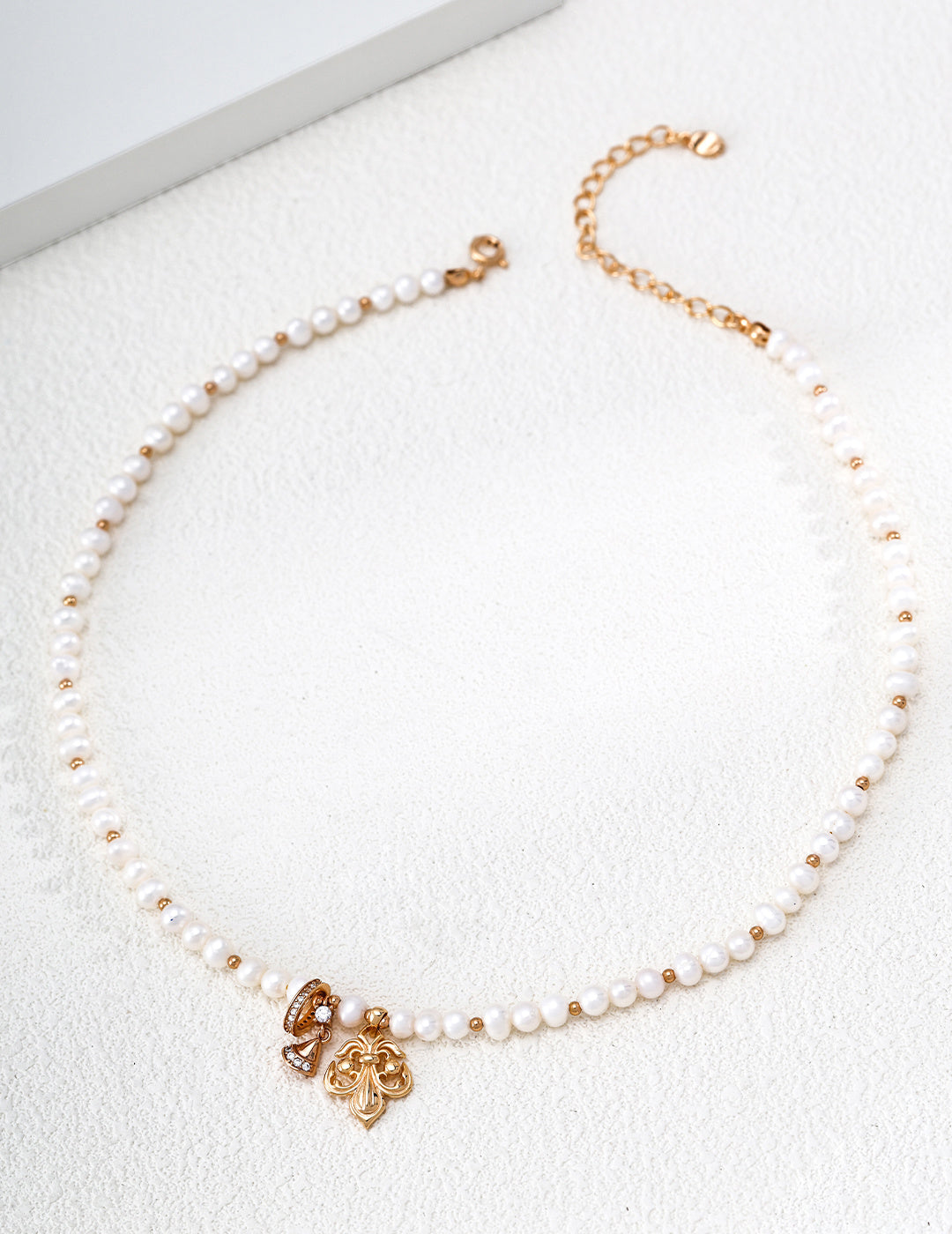 Modern Pearl Pendant Necklace image 1