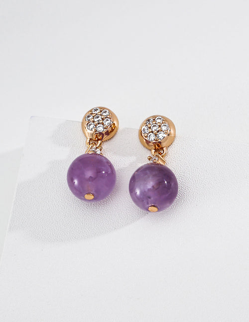 Amethyst Earrings image 1