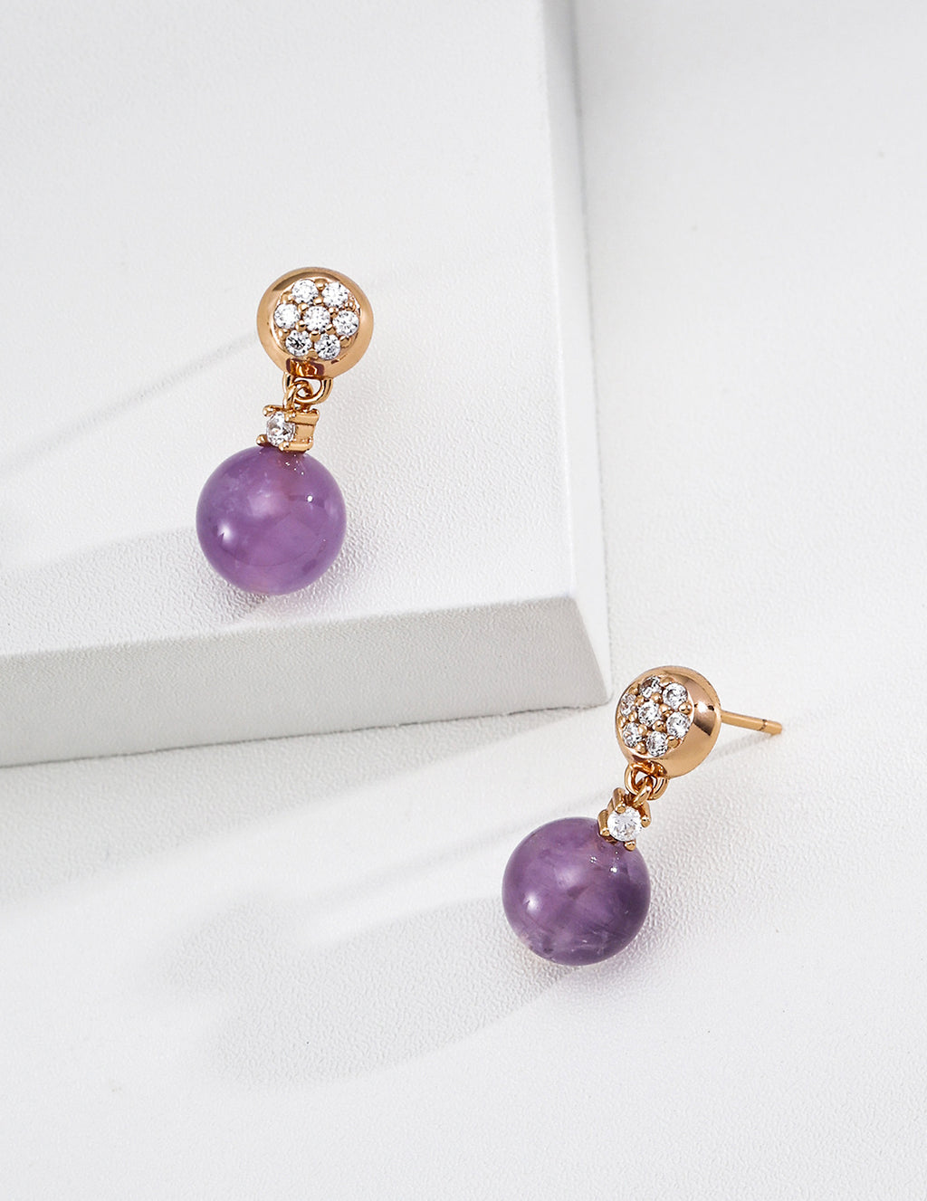 Amethyst Earrings image 2