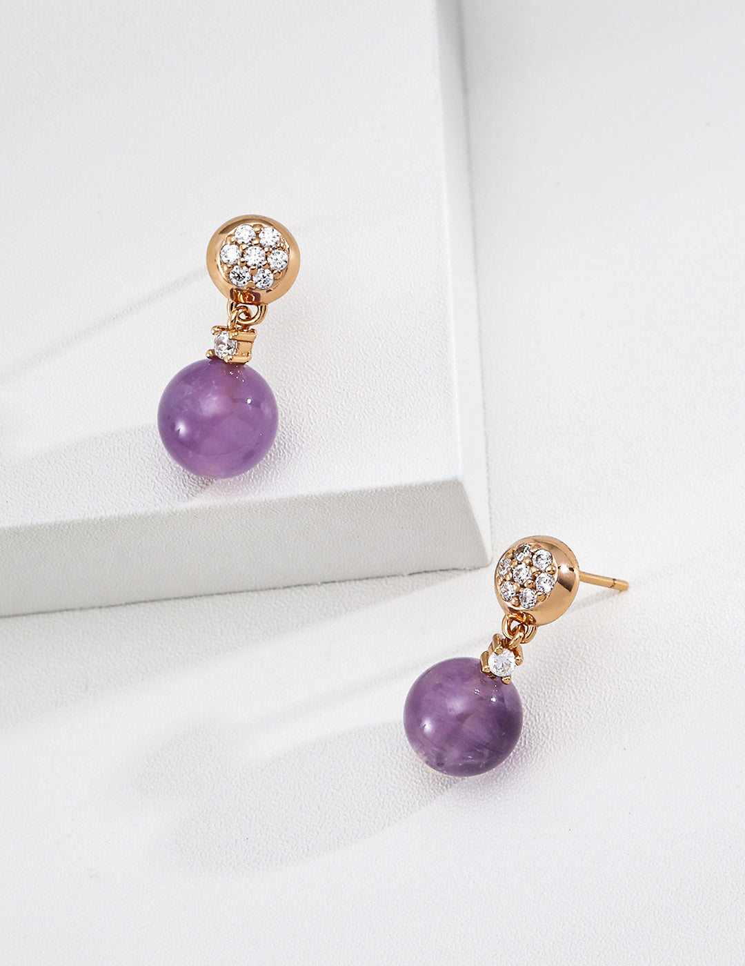 Amethyst Earrings image 2