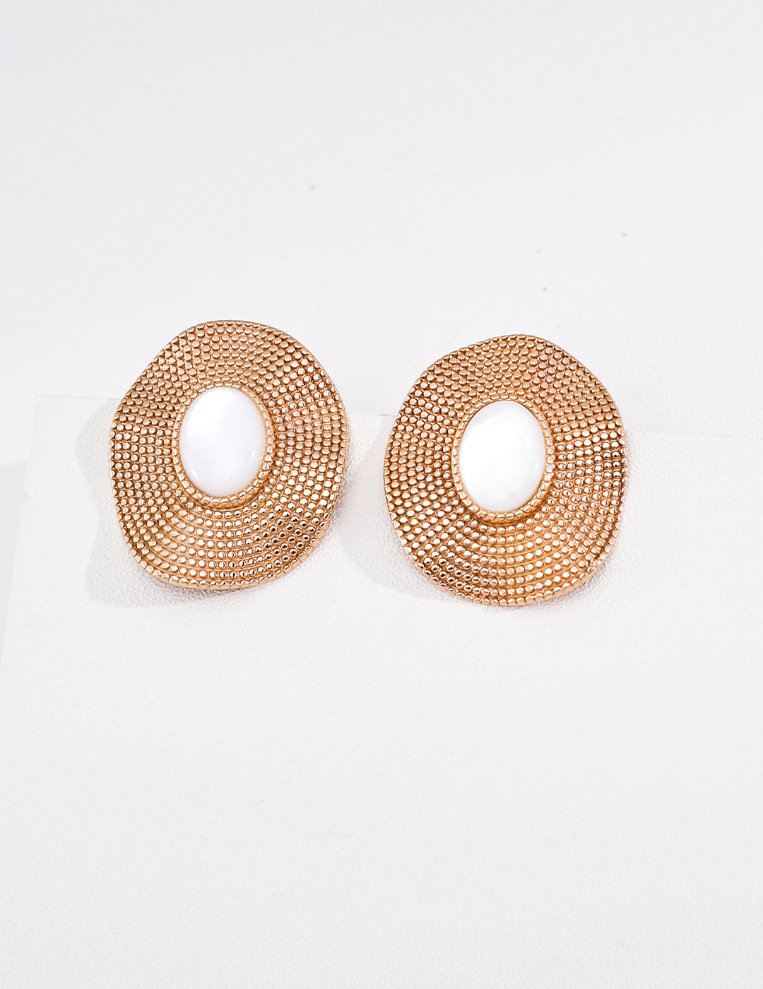 Tiger's Eye & Mother-of-Pearl Earrings image 2