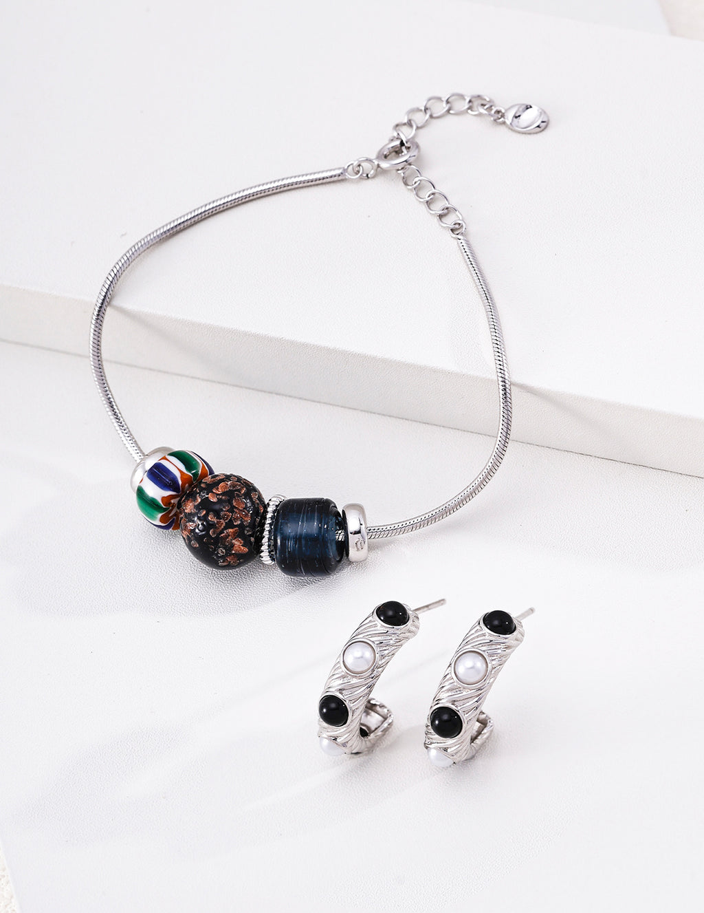 Nepalese Artisan Glass Bracelet image 2