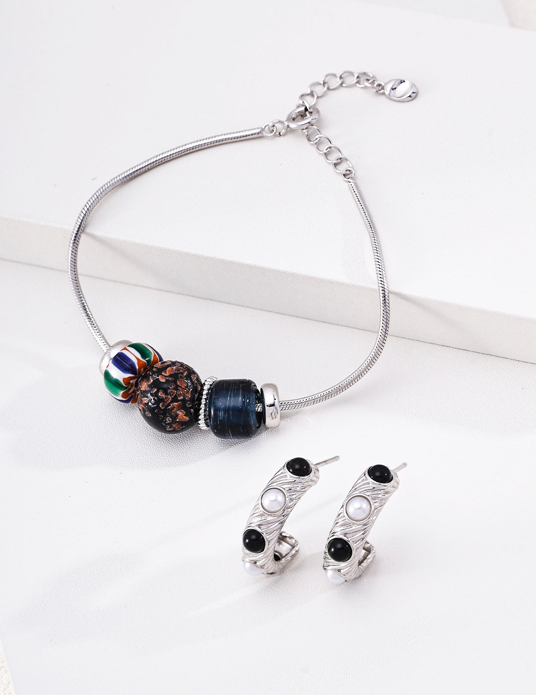 Nepalese Artisan Glass Bracelet image 2