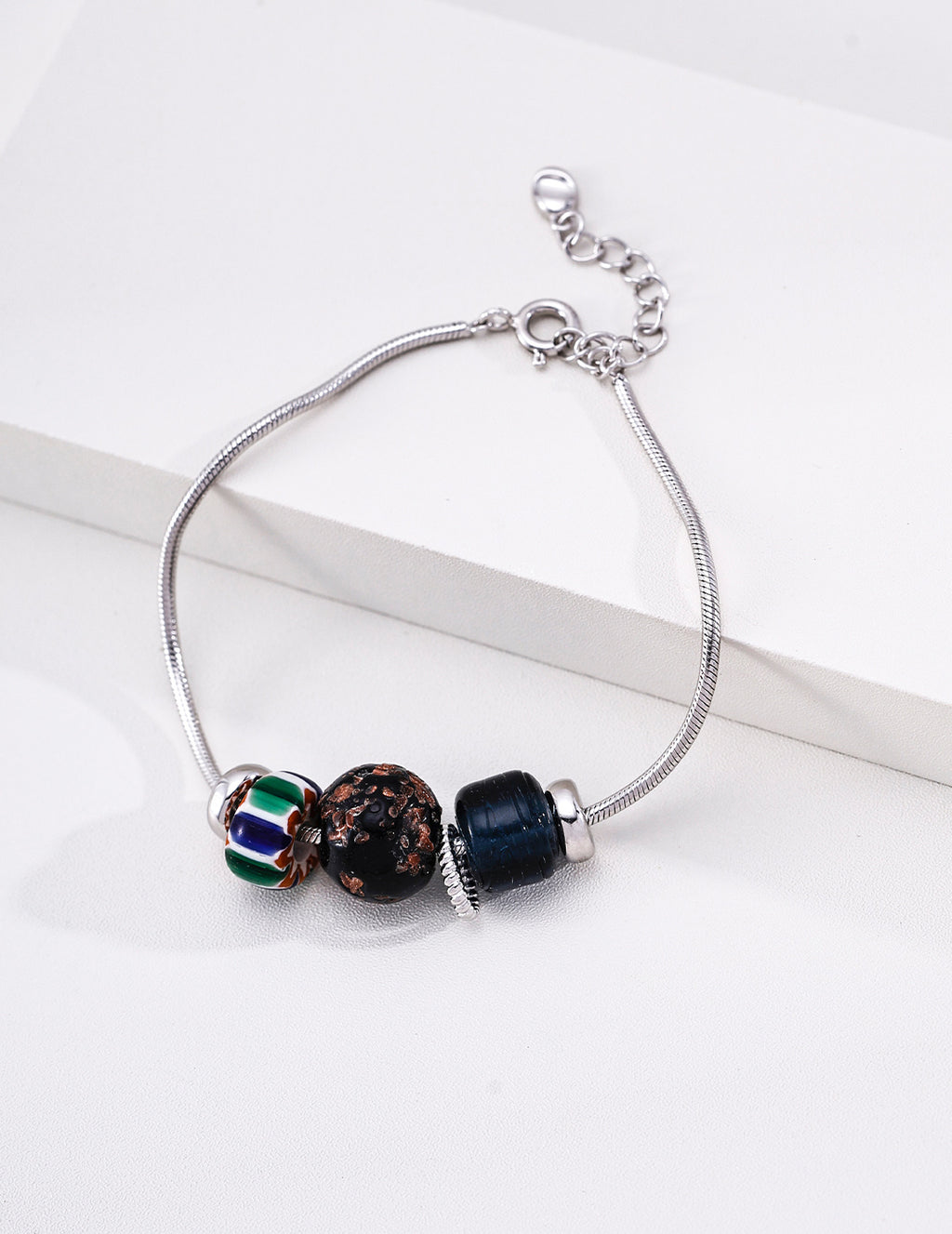 Nepalese Artisan Glass Bracelet image 1