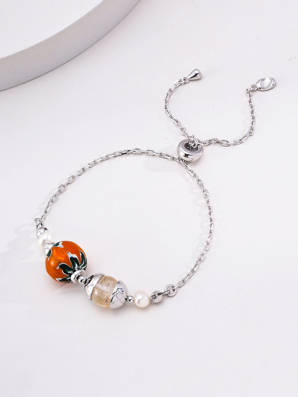Pearl & Artisan Glass Bracelet image 2