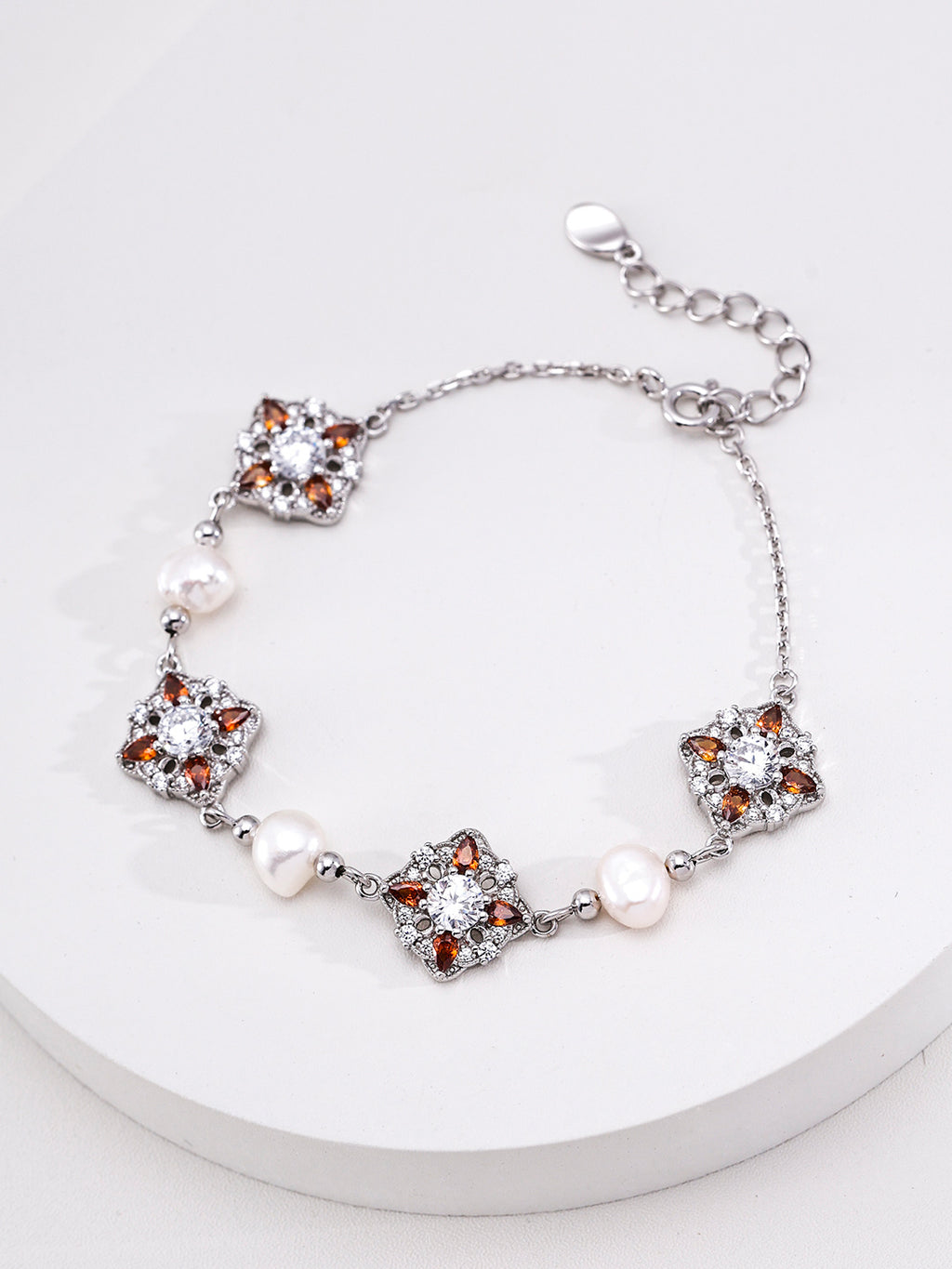 Auspicious Blossom Pearl Bracelet image 2