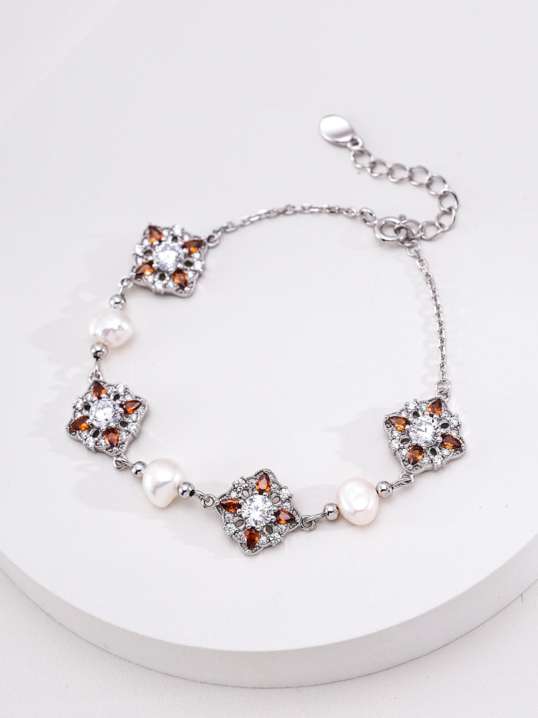 Auspicious Blossom Pearl Bracelet image 2