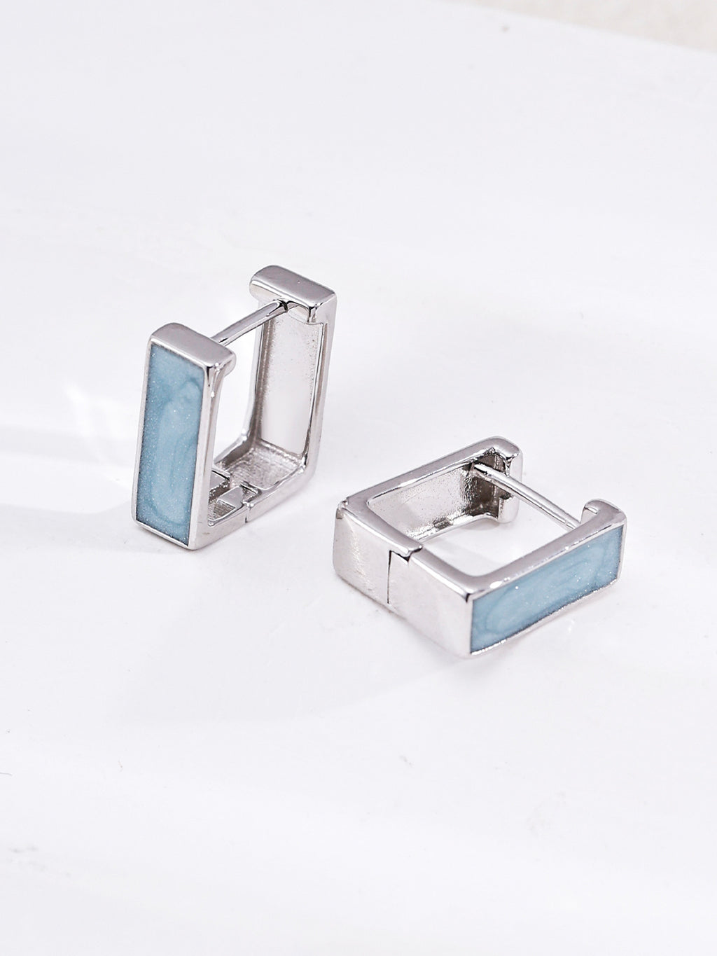 French Enamel Stud Earrings image 2