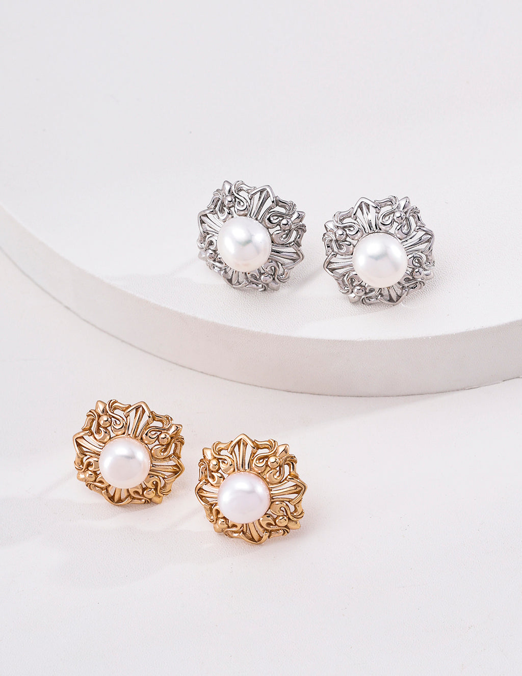 Rococo Pearl Drop Earrings image 6