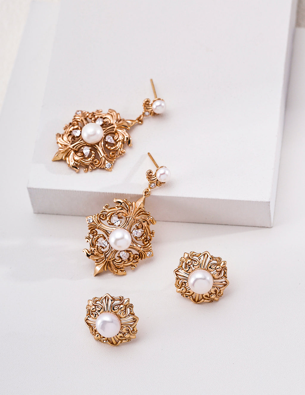 Rococo Pearl Drop Earrings image 8