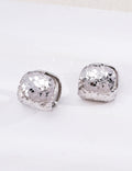 Hammered Dome Earrings image 2