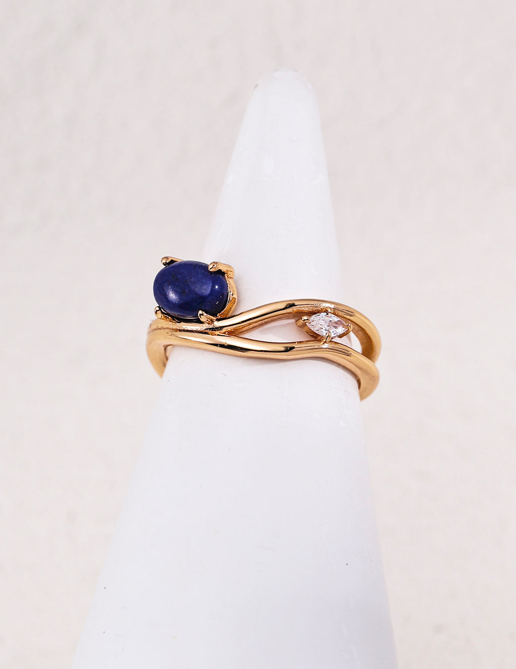 Tiger’s Eye, Lapis Lazuli & Mother-of-Pearl Ring image 2