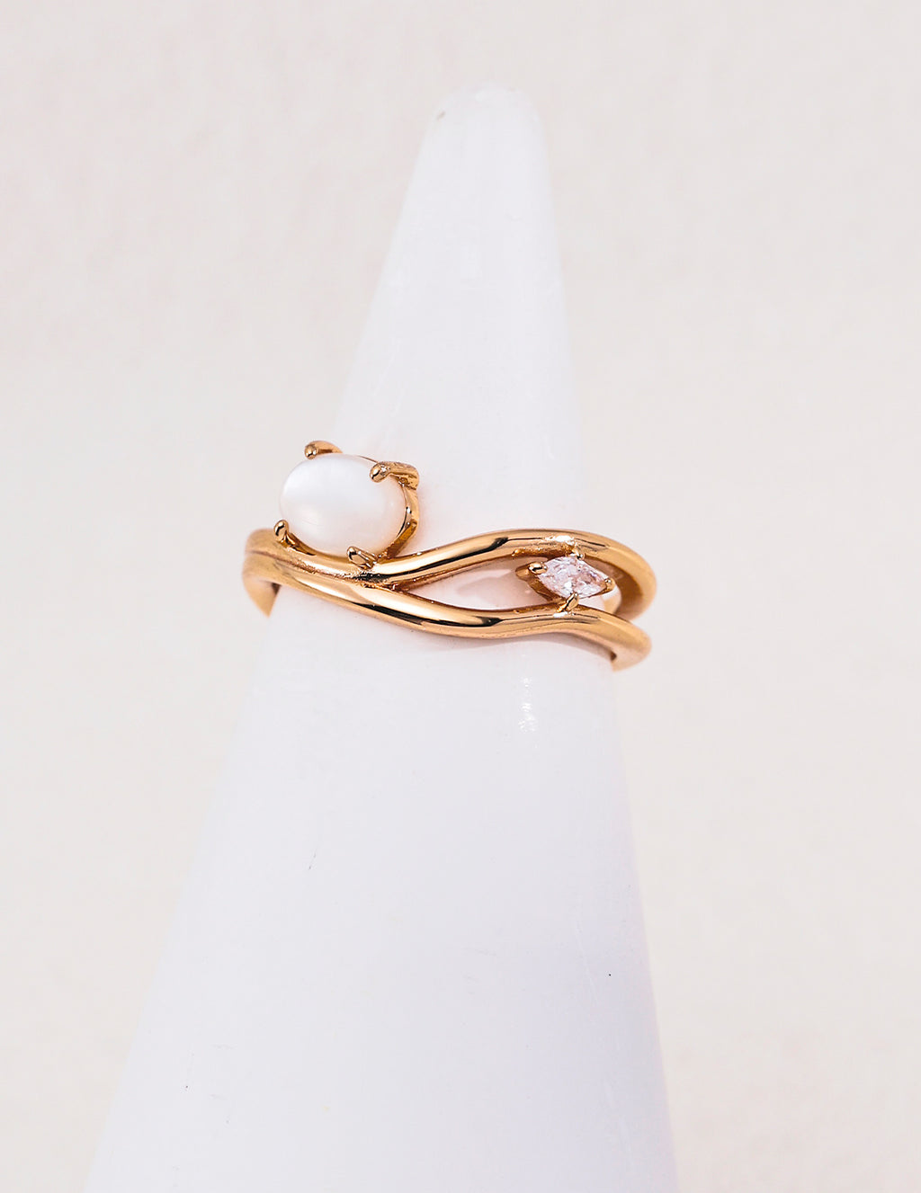 Tiger’s Eye, Lapis Lazuli & Mother-of-Pearl Ring image 4