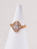 Vintage Halo Zirconia Ring image 1