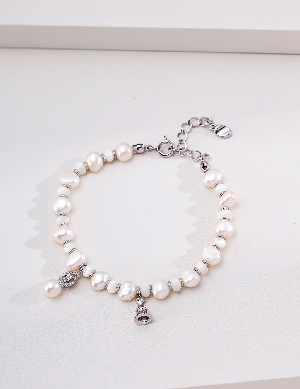 Pearl, Tiger’s Eye & Mother-of-Pearl Bracelet image 4