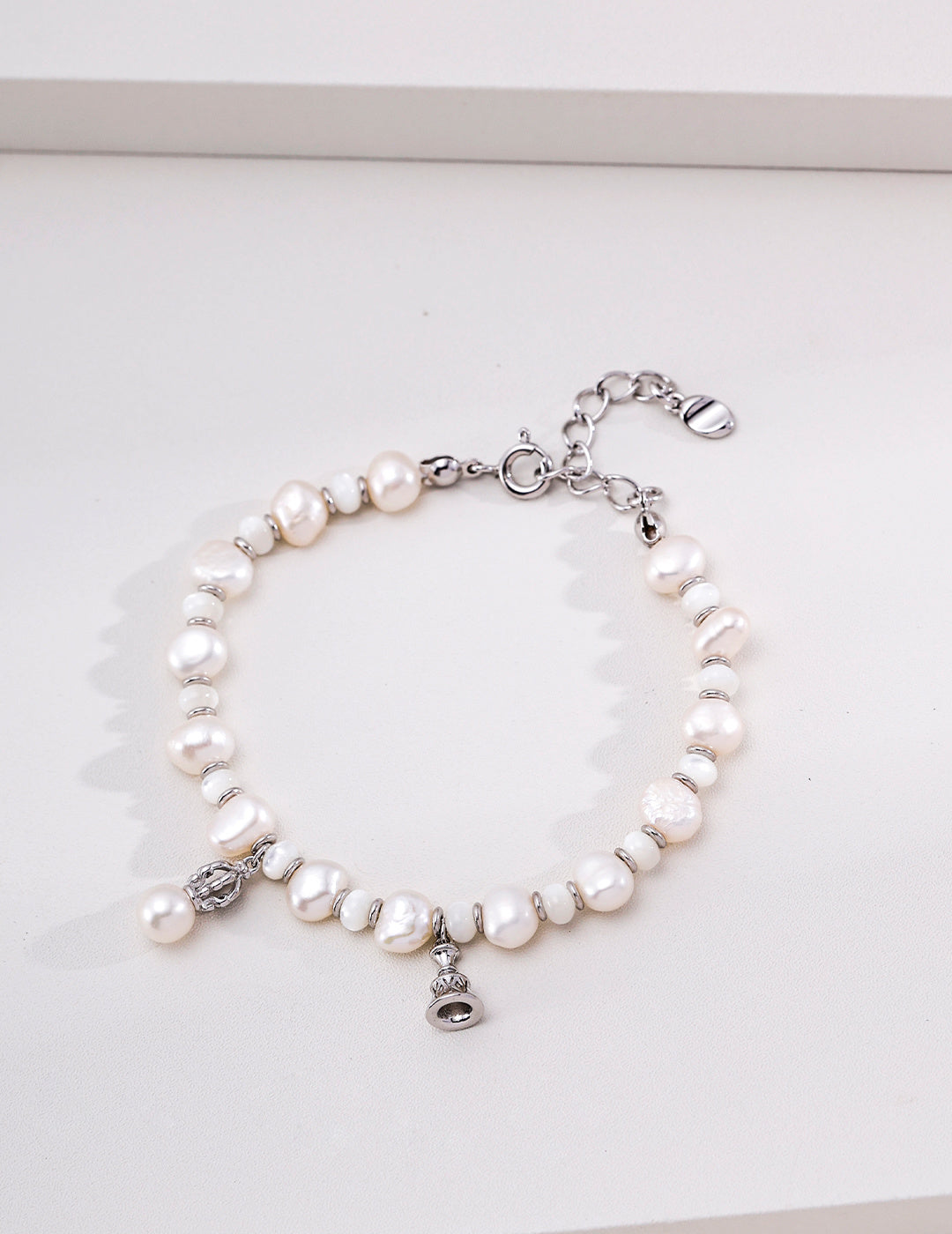 Pearl, Tiger’s Eye & Mother-of-Pearl Bracelet image 4