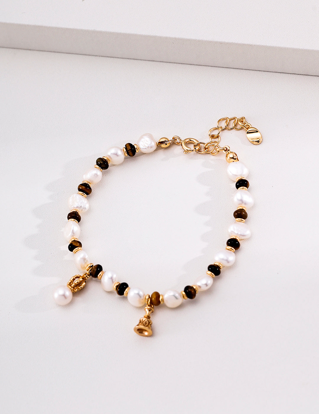 Pearl, Tiger’s Eye & Mother-of-Pearl Bracelet image 2