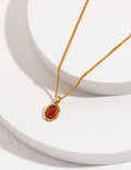 Agate Pendant Necklace image 1