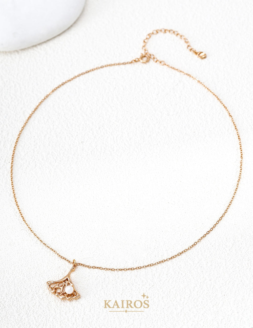 Kairos logo-only cover - Pearl Romance Pendant Necklace