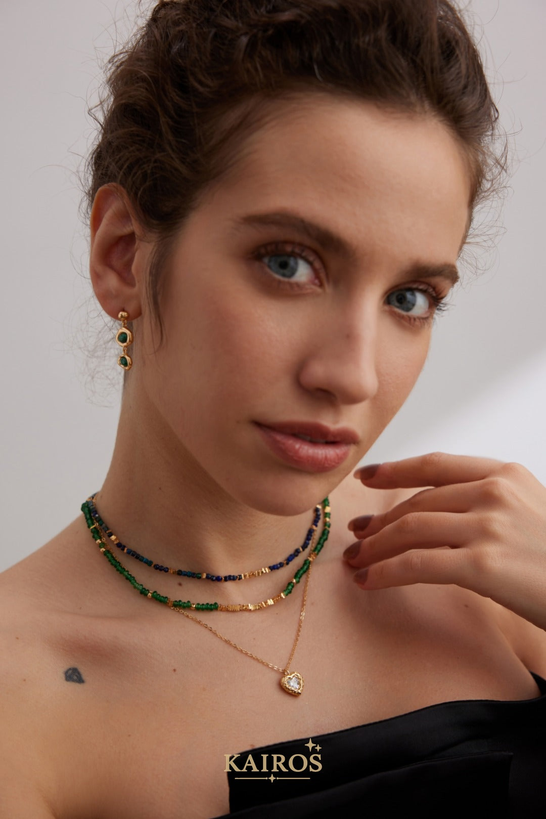 Kairos logo-only cover - Vintage Grace Bloom Necklace